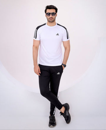 Premium White-Tracksuit