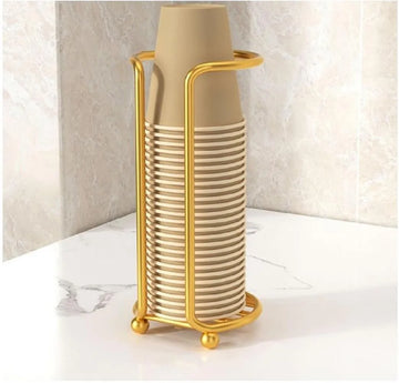 ron Mug Stand Black Golden Weighted Base