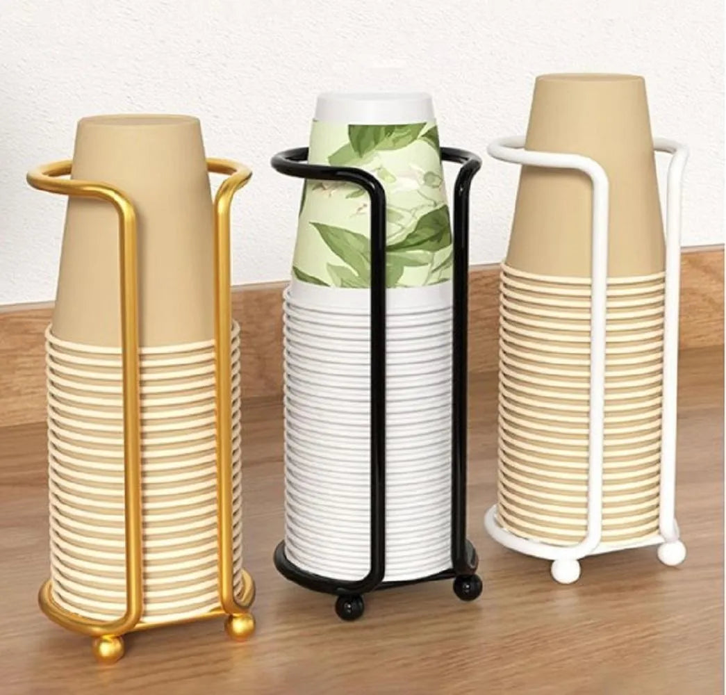 ron Mug Stand Black Golden Weighted Base