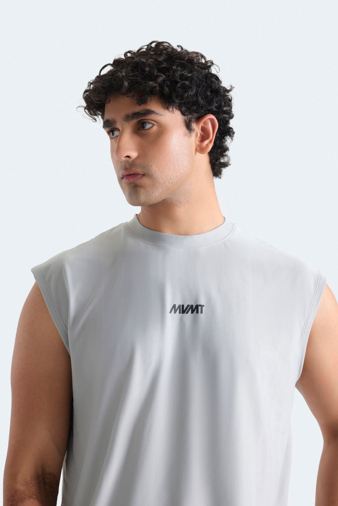 Activewear Jacquard Mesh Tank Top