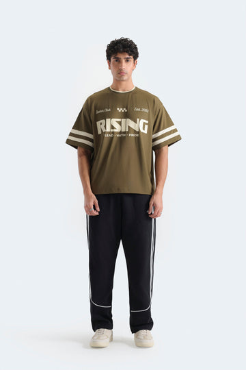 Activewear Cropped Slogan T-Shirt