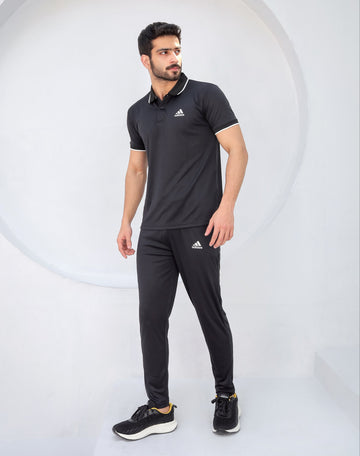 Tipped Black-Tracksuit